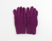 Hand Knitted Gloves for Children - Pink