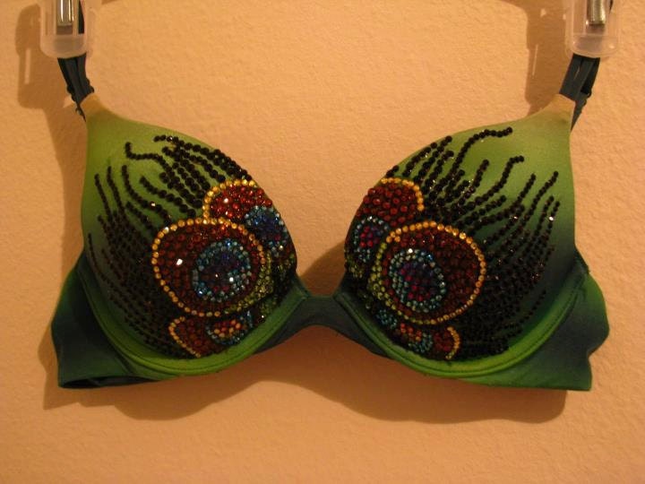 ohh were soo making our own gemmed out bras Crystal bra, Bra art, Swarovski crystals
