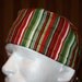 SALE--Men's OR Scrub Hat with SWEAT Band--Holiday Stripes