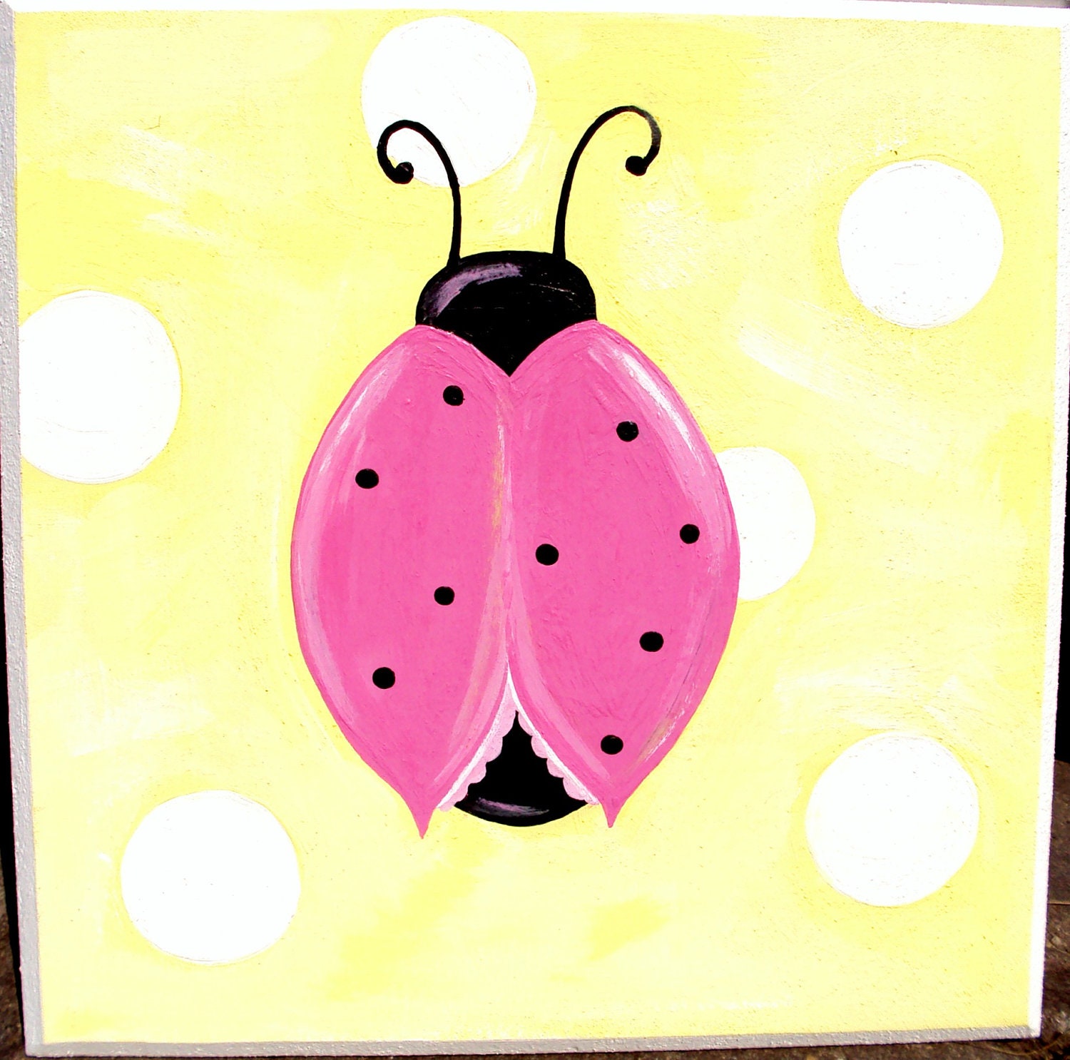 ladybug painting