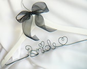 Engagement Gift Brides, Wedding Dress Hanger With Ribbon In Custom Colors