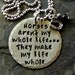 Sterling Silver Hand stamped Horse Quote Necklace for Equestrian or Horse Lover.