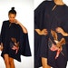 RESERVED alexmccargo: Vtg American Flag Eagle Knitted Oversize Navy Poncho