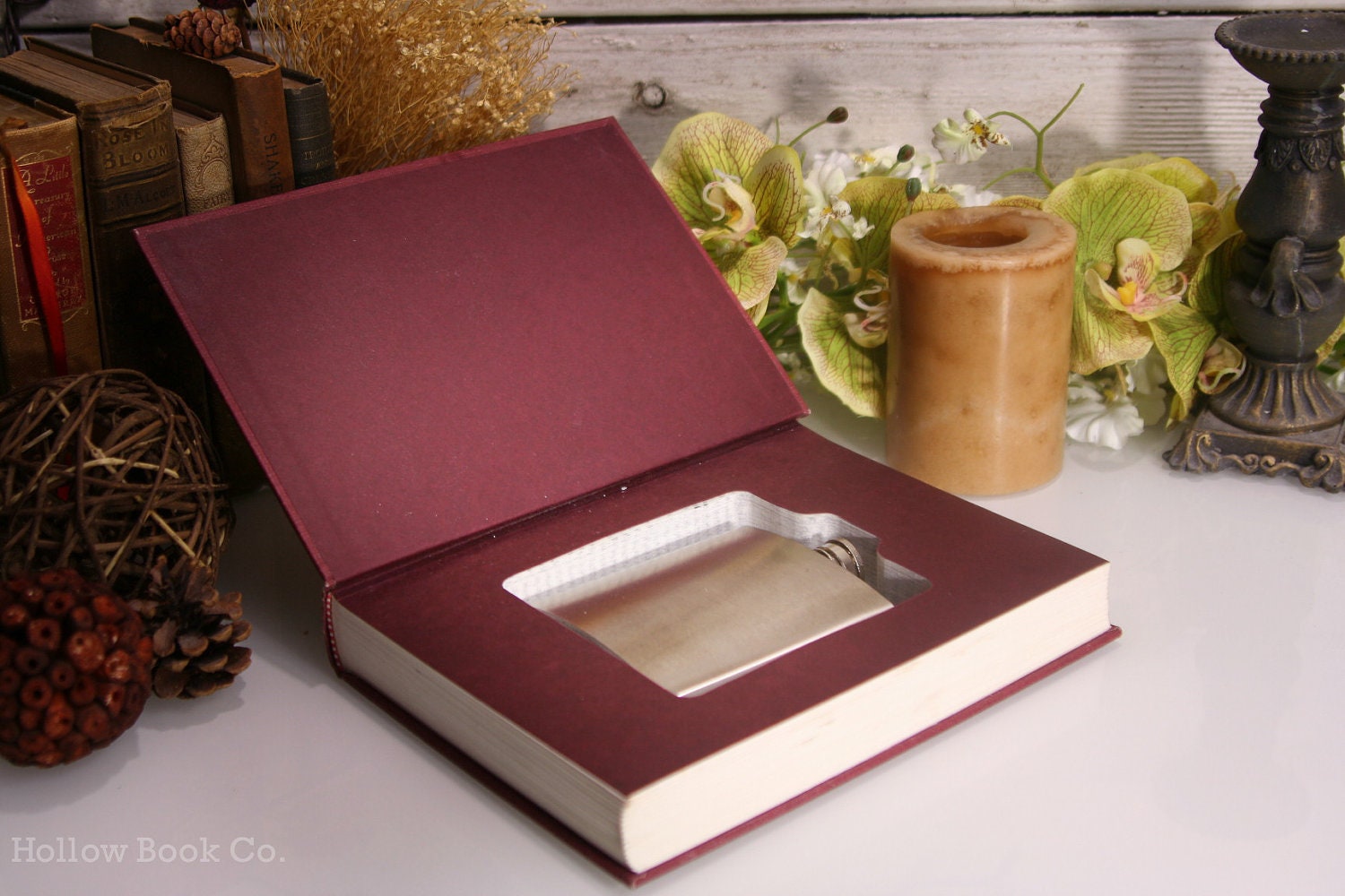 Hollow Book & Secret Flask- Adventures of Huckleberry Finn