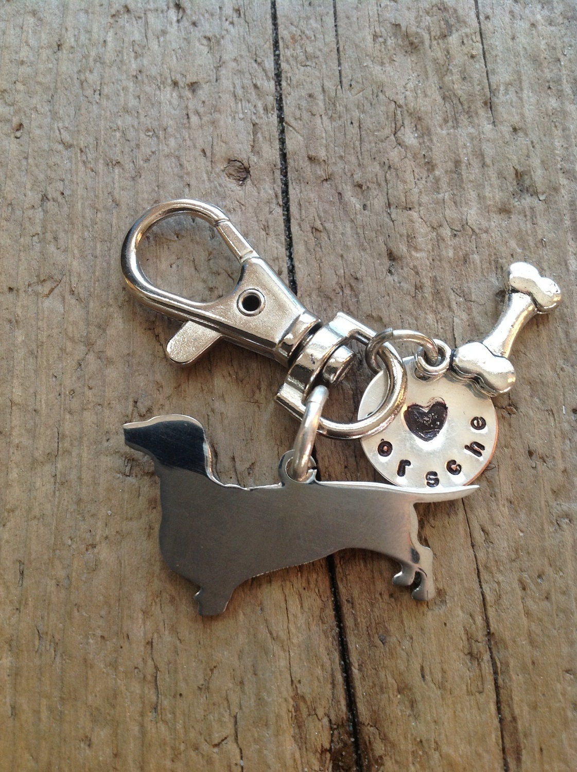 Dachshund Keychain Custom Dog Lover