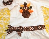 Thanksgiving Ribbon Turkey Shirt With Bow