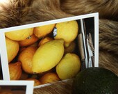When Life Gives You Lemon Cards... Set of 4 Lemon Cards Blank Inside Glossy Vibrant Color 4x5.5"