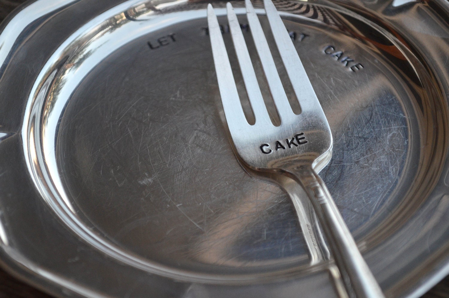Custom for kathkdn - Cake Plate and Fork