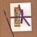 Religious Art Card, Altar Card, New Orleans Fine Art, Holy Card, Vintage Linen Postcard Effect