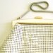 Australian Vintage Cream Beige Glomesh Hand Bag