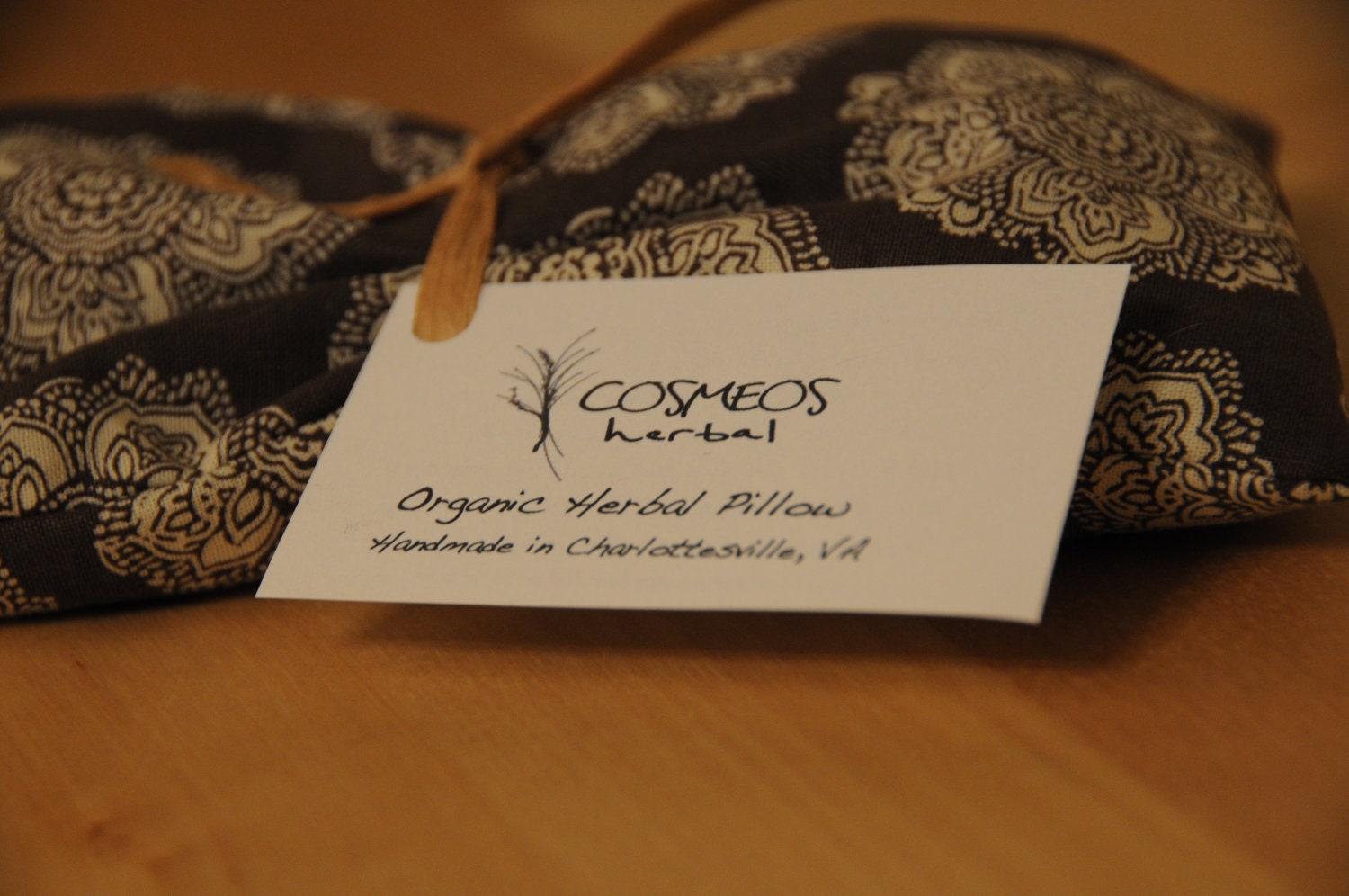 Herbal Eye Pillow - Lavender, Chamomile, Lemon Balm, Flax Seed - Organic, Soothing