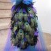 Peacock Feather Bustle Tail Deluxe Version For Costume