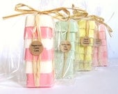 Soap sampler set 4 pack: teachers gift, mini soap sets, guest soaps, handmade soap