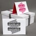 Neon Pink or Grey Papercut 'You're My Favourite' Banner Card
