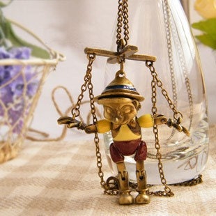 Pinocchio necklace