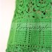 Crochet Dress , custom made, hand made, crochet - 100% cotton.