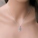 Angel Charm Necklace, Angel Necklace, Angel Pendant Necklace, Mothers Angel Necklace,
