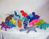 MADE to ORDER One Custom Made Dinosaur Amigurumi Toy Soft Cuddly UNIQUE -One of a Kind-