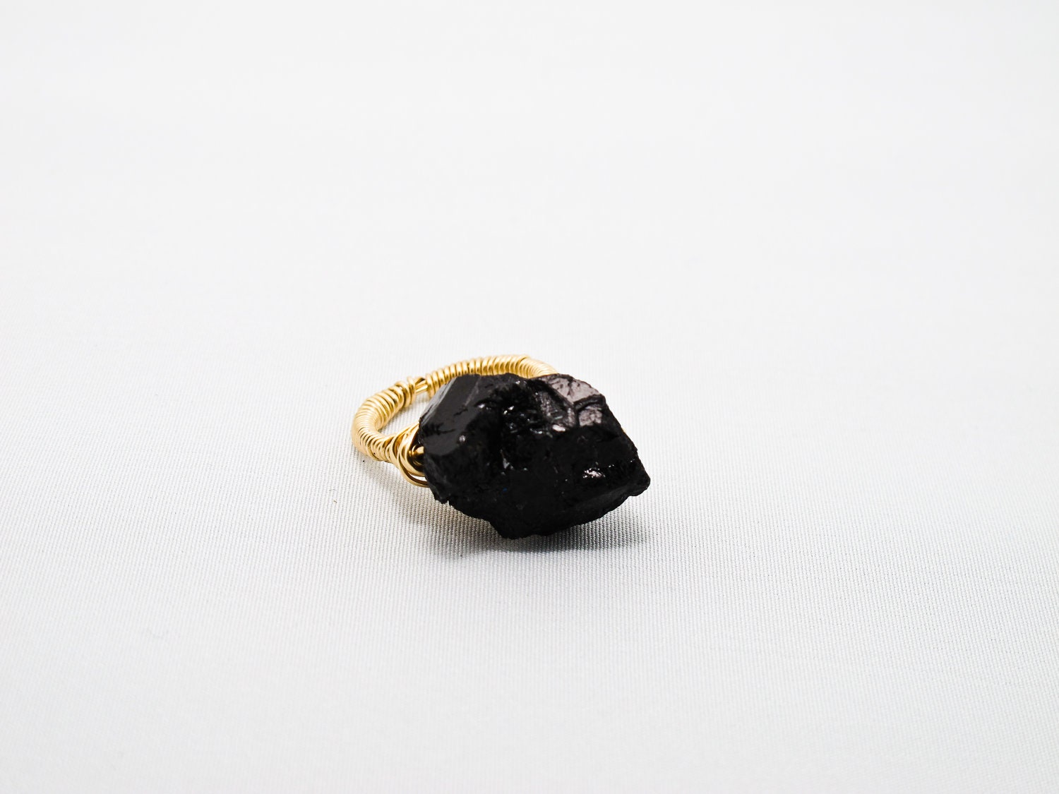 Black Tourmaline Cocktail Ring (As worn by Jillian Harris)