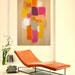 RESERVED. Original Abstract painting made special custom order for a client Titled: Sophistication 24x36x1.5" by Ora Birenbaum