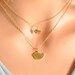 Mother and Daughter Necklace - double necklace, gold bird necklace, mom necklace, daughter necklace, pair necklace