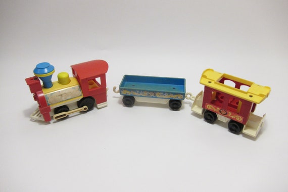 fisher price circus train 1970s