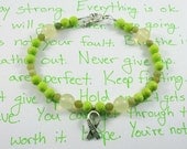 Depression Mental Health Bipolar Awareness Gemstone Bracelet