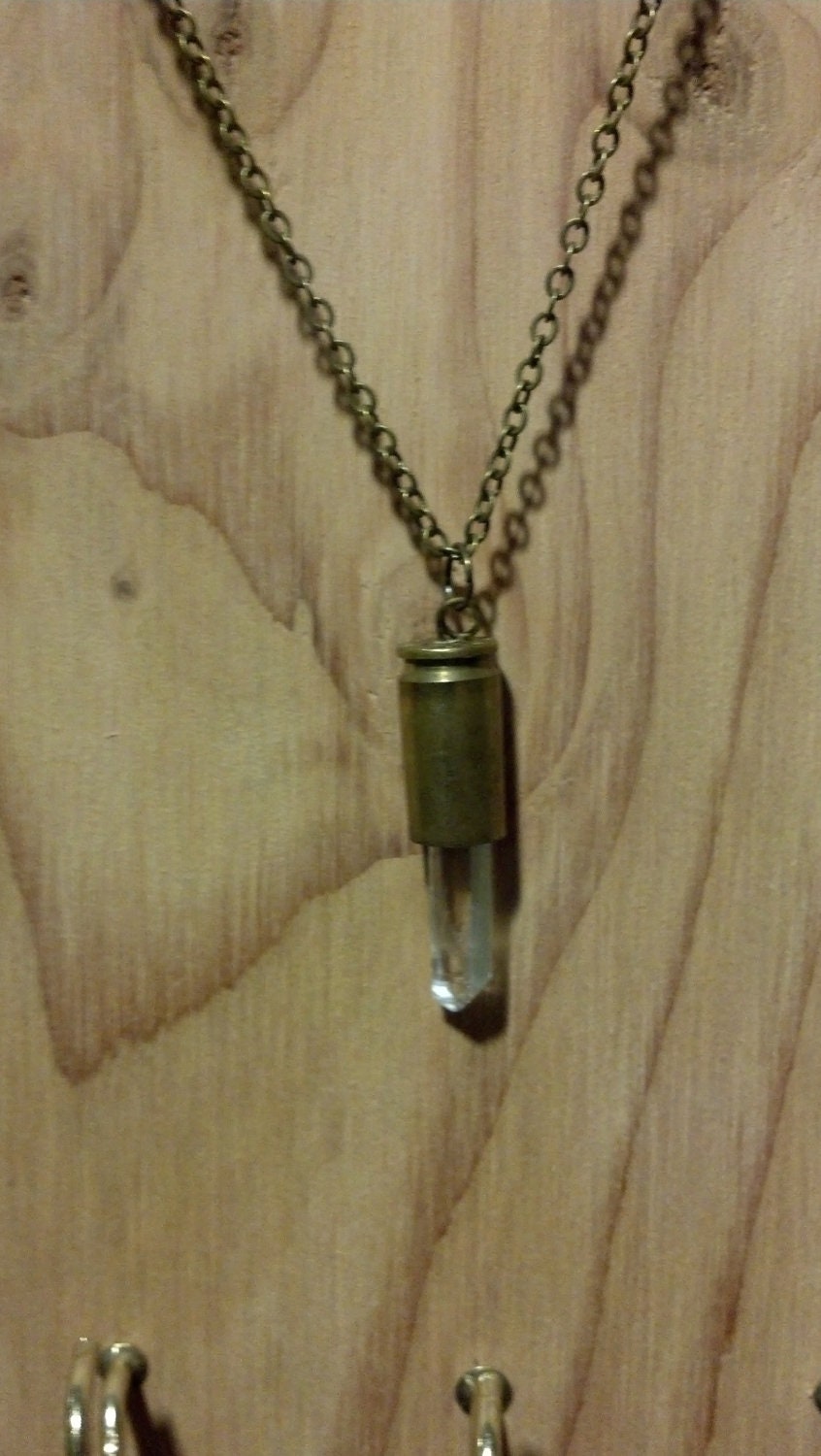Quartz Crystal Point in 9mm Bullet Casing