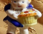 Rare Ceramic Doll, Collector Ceramic Doll, Made in Occupied Japan, Antique