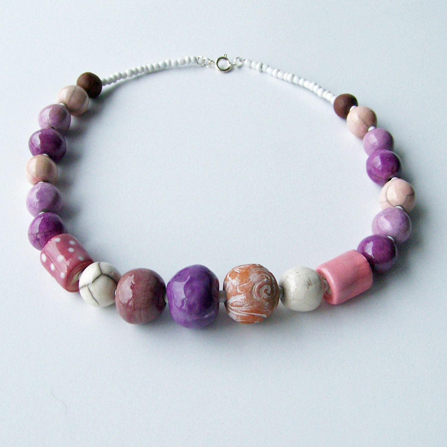 Ceramic Bead Necklace