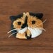 Meme the Cat Embroidery Art Brooch