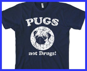 Pugs t shirt funny dog t shirt S-3XL