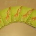 Giraffe Notecards - Blank Inside - Set of 5 cards with envelopes