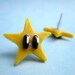 Mario Brothers power up Star Earrings Glow-In-The-Dark