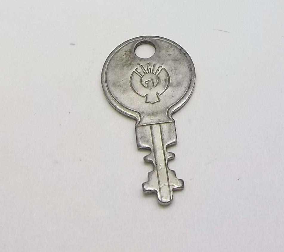 Vintage Small Flat Lock Key Mini Skeleton Steampunk Gothic