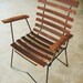 Cask arm chair, handcrafted rocking chair, rustic modern