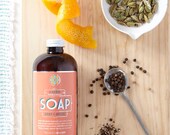 Castile Soap / 12 OZ / Sweet Orange Zest & Cardamom