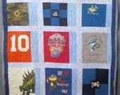 Crib Size Custom T-Shirt Lap Quilt