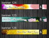 Etsy Shop Banners - Banner and Avatar -  Made to Order