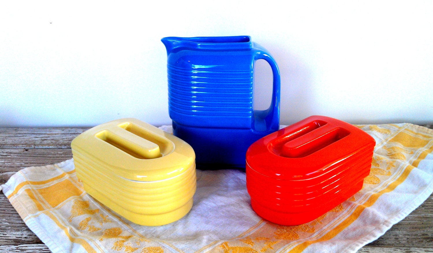 Hall China Pitcher Refrigerator Boxes