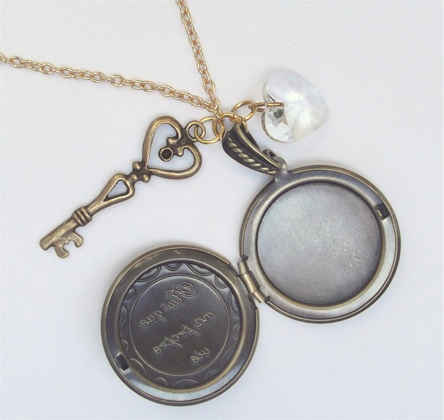 Twilight inspired Renesmee's "More than my own life" Locket Necklace