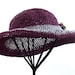 Cotton Grass Hat, Crochet , Sun Hat, Beach Hat, Resort Wear, Summer Apparel