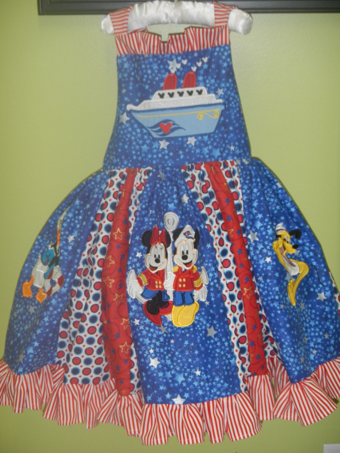 Cruisin' with The Mice Bow Dress 2t - 8