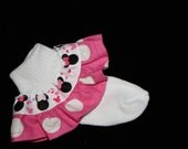 Pink Minnie Socks 6m - 5