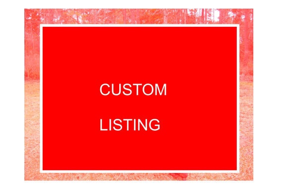 CUSTOM LISTING For JAYME