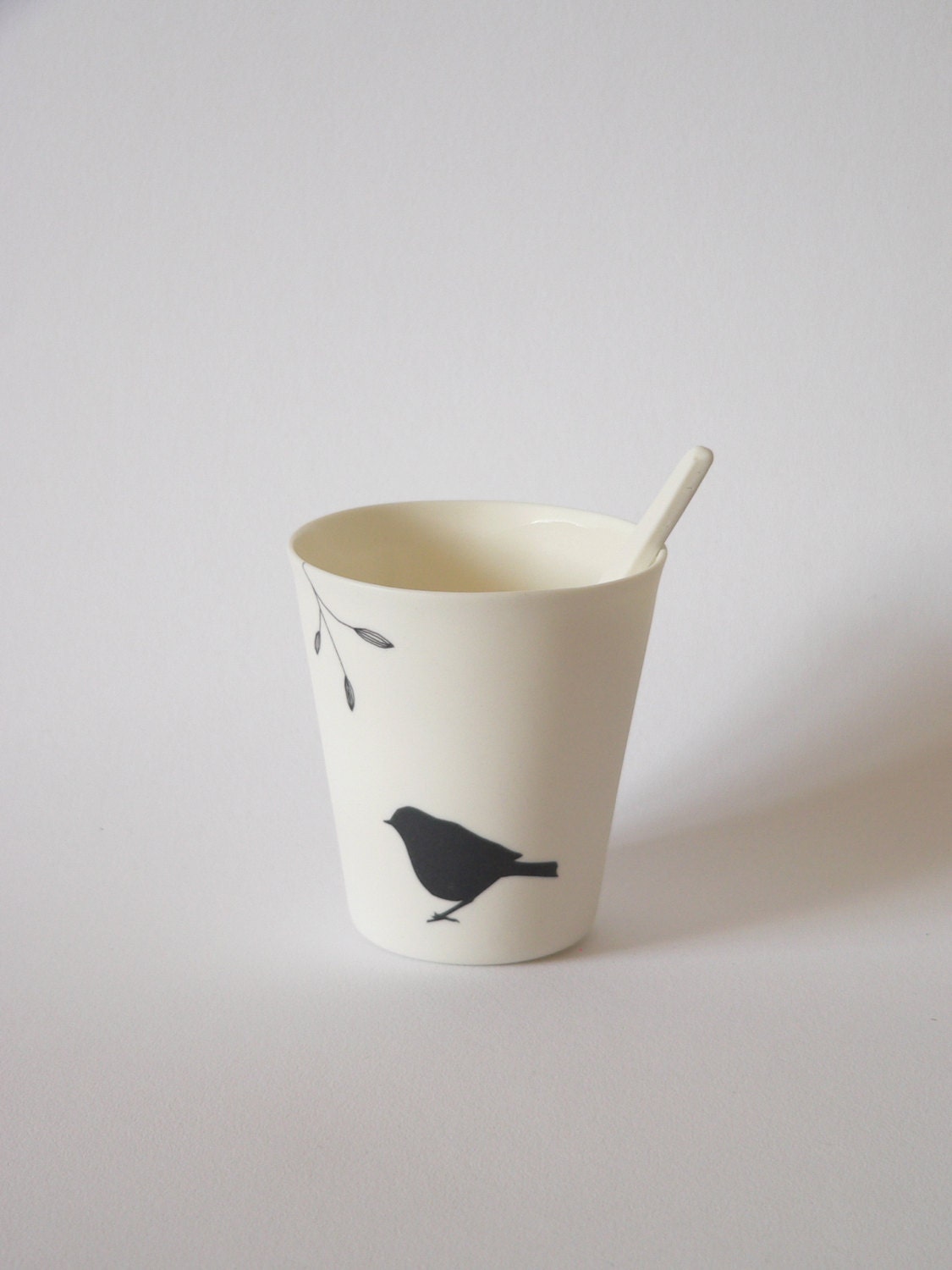 Handmade porcelain cup