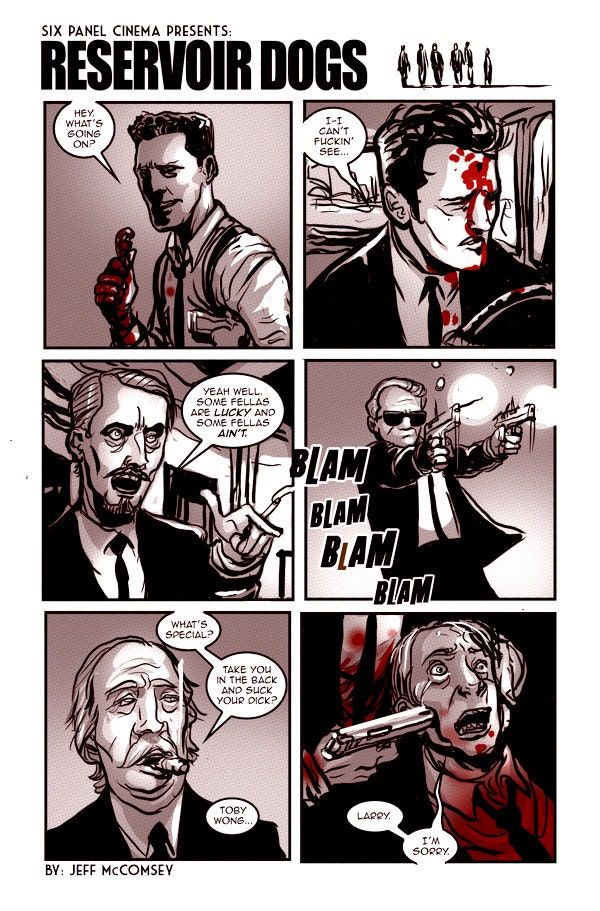 RESERVOIR DOGS: Six Panel Cinema