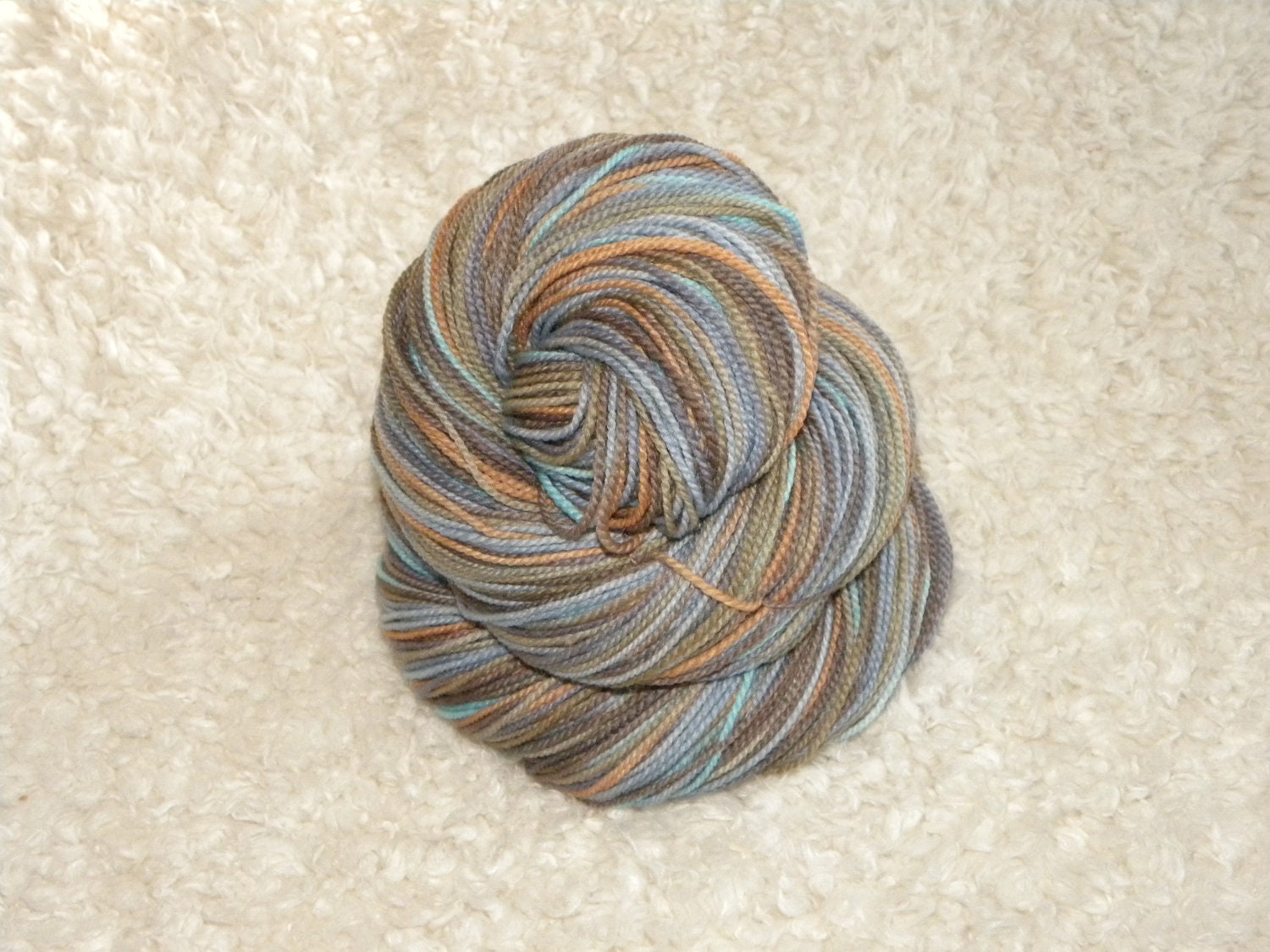 Hand dyed yarn, Fingering weight, 100% Superwash Merino Wool, 400 yards/3.5 oz- 'Meng Yue'