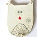 SATURDAY SALE Boy Ceramic Owl Ornament Spider Decoration Eco Friendly