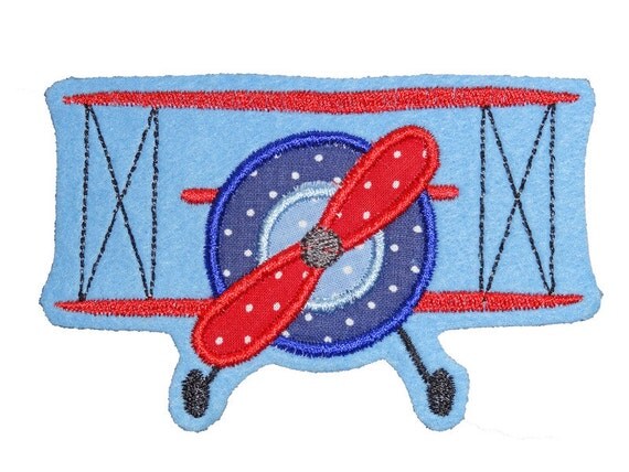 Items similar to AIRPLANE/AIRCRAFT patch applique - Embroidered iron on ...